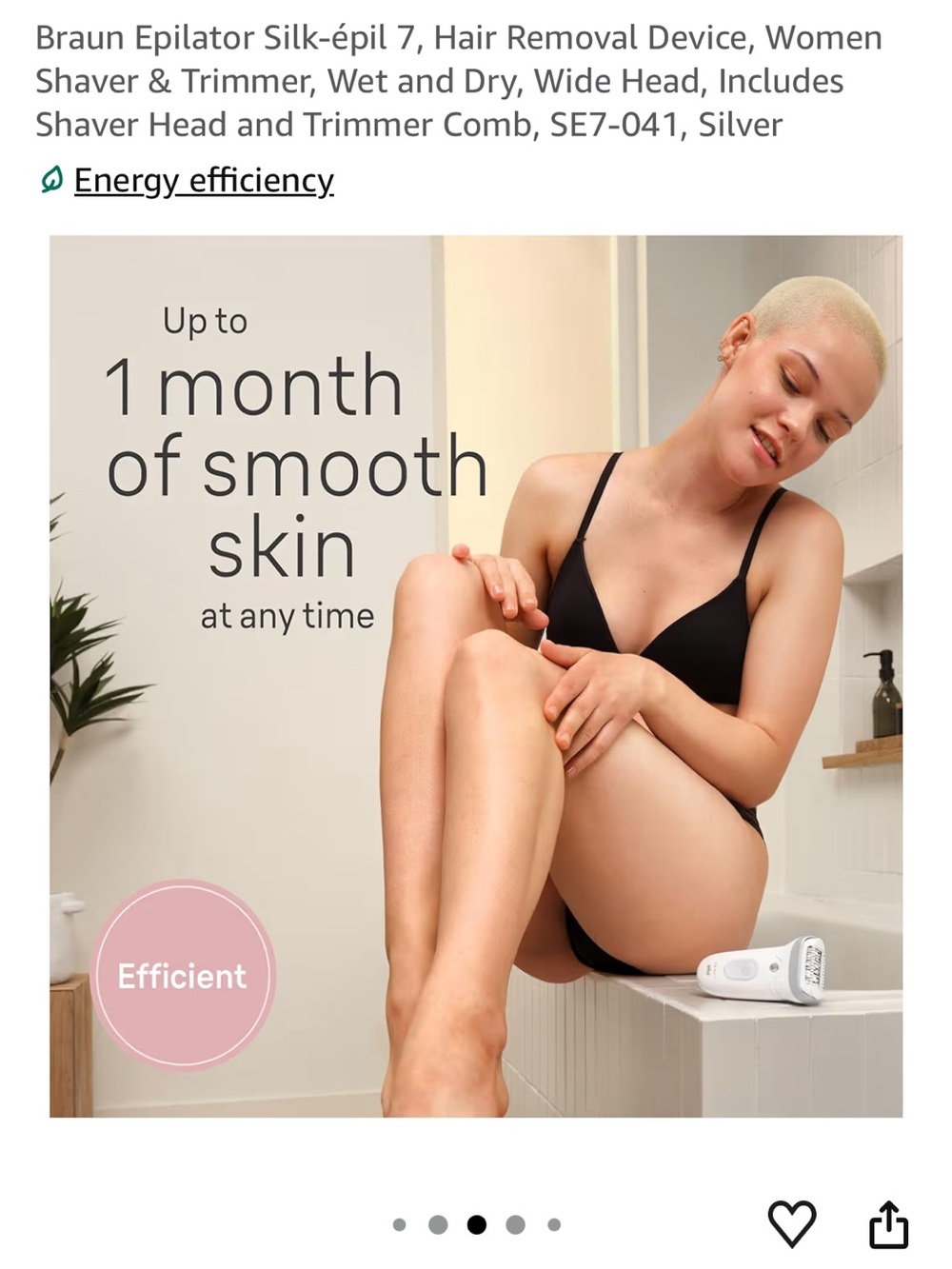 Braun Epilator Silk-épil 7 Hair Removal Device Shaver Trimmer Wet  dry SE7-041 - Picture 5 of 16